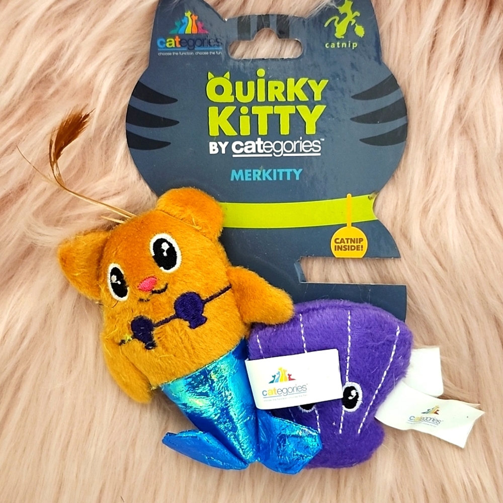 Brand New QUIRKY KITTY CatNip Cat Toy-2 CT.